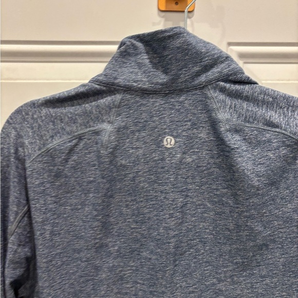 Lululemon Men’s Surge Warm 1/2 Zip Heathered Alberta Lake / Caspian Blue - M - Picture 5 of 5